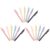 SEWOART 18pcs Black Gel Ink Pens with 0.5mm Fine Point, Press Type Retractable Design, Lasting Ink, Cute and Adorable Patterns for Note Taking at Home or School
