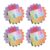 SEWOART 20 Sheets Colored Alphabet Book Spine Labels with Strong Adhesive and Smooth Finish, Self-Adhesive Letter Stickers for Classroom Library Organization and Craft Projects