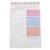 SEWOART Teacher Planner Weekly Undated Lesson Planner Notebook with Portable Spiral Binding, Pink Paper and Metal Materials for School Agenda Use and Business Scheduling