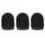 Sewroro 3pcs Replacement Tips for Classroom Pointer Stick with Soft Flocked Plastic Heads, Lightweight and Scratch-preventing Design, Compatible with Projector Screens and Textbook Pages