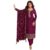 Seyuri Women’s Traditional Salwar Kameez Suit Indian Pakistani Embellished Festive Celebration Outfit (US, Alpha, X-Large, Regular, Regular, Wine)