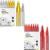 SFAIH 2-3MM Medium Tip & 0.7MM Extra Fine Gold & Silver + Red Paint Pens