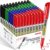 SFAIH 4 Colors Permanent Markers Bulk – 100 Pack, Black Green Blue Red