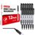 SFAIH Black Dry Erase Markers Fine Tip, 12 Pack, 1-2mm Line, Low Odor