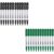 SFAIH Black + Green Dry Erase Markers Fine Tip,Standard Set For Office Teams, Teachers, Classrooms, Training Sessions | Low-Odor