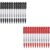 SFAIH Black + Red Dry Erase Markers Fine Tip,Standard Set For Office Teams, Teachers, Classrooms, Training Sessions | Low-Odor