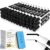 SFAIH Dry Erase Markers Chisel Tip with Magnetic Whiteboard Eraser, 36 Bulk Pack Black White Board Markers for Teachers, Versatile Lines, 1s Quickly Dry, Essential Supplies for Office Teacher
