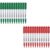 SFAIH Green + Red Dry Erase Markers Fine Tip – Whiteboard Markers Standard Set For Sustainability, Sports Coaching, Financial Charts & Boards | Low-Odor
