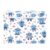 Sgaesgte Blue Robot Wallpaper Storage Bin with Lid Collapsible Box 1 Pcs