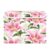 Sgaesgte Large Pink Lily Storage Bin with Lid Collapsible Box 1 Pcs