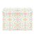 Sgaesgte Pastel Flower Tile Storage Bin with Lid Collapsible Box 1 Pcs