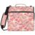 Sgaesgte Pink Pig Love 3 Ring Zipper Binder, 500 Sheets Organizer