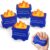 Shappy 4 Pcs Dumpster Stress Relief Balls Dumpster Anxiety Relief Gift PU Stress Balls for Adults Therapy Fidget Appreciation Gifts for Office Coworker(Blue,Simple Style)