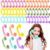 Shappy Bulk Whisper Reading Phones 36 Pcs Whisper Auditory Feedback Phone Hear Myself Sound Speech Therapy Tool Classroom Manipulative for Kids Accelerate Reading Fluency Pronunciation(Pastel Color)
