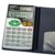 Sharp EL344RB 10-Digit Calculator with Punctuation, Metric Converter, Solar Powered LCD Display, Small Pocket Calculator for Students and Professionals