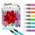 Sharpie Clear View Highlighter Sticks, Chisel Tip, Assorted Fluorescent, 48 Count – School, Home, and Office Use, Teacher Supplies, Pack of 6