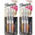 Sharpie Metallic Permanent Markers, Fine Point, Assorted Metallic, 6 Count