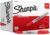 SHARPIE Permanent Markers,Fine Tip,Red,- Marks on Paper,Plastic,Metal,Wood,Perfect for Drawing,Coloring,Posters,Home,Office Supplies,36 Count (Pack of 6)