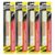 Sharpie Pro Mean Streak Permanent Marking Stick, Bullet Tip, White, 4 Count