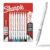 Sharpie S-Gel Pens, Fashion Barrel White Pearl, Medium Point (0.7mm), Bold Ink Colors, 8 Count