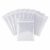 SHATCHI 500pcs 3.5″ x 4.5″ Grip Seal Bags Clear Transparent Self Resealable Plastic Zip Lock for Kitchen Storage Jewellery Packaging Office Stationery Pouches
