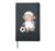 Sheep with Football Hardcover Journal, Black