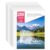 Sheet Protectors 200 Pack – Top-Loading Plastic Binder Sleeves for 8.5″ x 11″ Paper, Glare-Reducing Textured Surface, Reinforced 3-Hole Edges, Non-Stick & Acid-Free for Home, School & Office