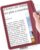 Shelepro Rechargeable 5X Magnifying Glass for Reading, Large Bright Full Page Magnifier with Light, Handheld LED Dimmable Lighted, Lightweight Book Magnifier for Reading Small Prints Seniors – Red