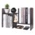 ShellKingdom Desk Shelf Organizer, H-Shaped Desktop Shelves, Adjustable Desktop Corner Shelf, Bookshelf Storage Rack and Cubicle Decor for Desk, Tabletop, School, Office, Dorm Desk Organizer – Black