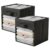 ShellKingdom Storage Bins, Foldable Fabric Storage Cubes with Clear Window