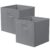 ShellKingdom Storage Bins, Foldable Fabric Storage Cubes with Metal Handle