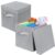 ShellKingdom Storage Bins, Foldable Fabric Storage Cube with Lid for Closet