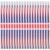 SHERCHPRY 96pcs Colorful Flag Wooden Pencils for School and Office Use