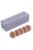 Shesay 5 Pieces Round Shape Magnets Natural Wood Acacia Wood Handmade Fridge Antique Round Small One Size (Width 1.6cm)