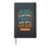 She Will Not Fall Psalm 46 5 – Vintage Bible Verse Christian Hardcover Journal, Black