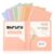 SHFUFU Wheat Straw Folders with Pockets and Prongs, Durable Natural Fiber 2 Pocket 3 Prong Folders, Tear Resistant & Heavy Duty, Letter Size for School & Office (6)