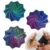 Shgxjjnb 3 Pack 3D Printed Expanded Sensory Fidget Star, 3D Printed Fidget Toys for Colorful fingertip Toys with a Rotating Spiral Design Suitable for People with ADHD, Children, and Adults