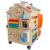 SHIERDU Montessori Wooden Busy House Basic Life Skills and fine Motor Training for Children, pre-School Education and Learning Busy Board, Sensory Game Toys, Large Gifts for Boys and Girls