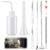 Shimeyao 7 Pcs Terrarium Tools Set Includes Long Aquarium Tweezers, Telescoping Rake, Telescoping Spoon, Claw Pickup Tool, Squeeze Plant Watering Bottle, Long-Neck Terrarium Funnel for Aquascape