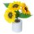 Shimmering Sunflower Lamp Rechargeable Sunflowers Flower Night Light for