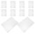 SHINEOFI 10pcs Coin Binder Pages 20-Pocket PVC Sheets with 9-Hole Universal Compatibility for Badge and Stamp Collecting, Quick Viewing and Organizing Supplies for Exchanges