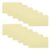 SHINEOFI Blank Flash Cards for Organizing Yellow 100pcs with Rounded Corners, 3×2 Inch Portable Paper Study Cards Compact Unruled Matte Finish Notecards for Students and Office Workers