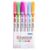 Shinycome 6Pcs Floral Outline Highlighter Marker for Card, Double head