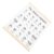 SHINYPASING Hebrew Language Learning Poster 20×16 White Paper and Wood Educational Alphabet Chart for Beginners with Consonant Labels and Right-to-left Reading Indication, for Homeschool