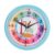 Shipenophy Cartoon wall Clock for Kids, Colorful 10.2 inch time Learning Clock (Blue)
