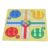 Shipenophy Flying Chess Set Lightweight Rubber Cloth Game Fun for Family Gatherings Indoor Outdoor 35x35cm 16 Pieces