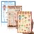 SHIQIKEJIPTY Kids Pretend Play Notepads 4X6 In Pretend Play Notebooks Playtime Notepads Variety Role Play Game Accessories Pages Each for Kids Toddlers 3-5(3,Colored)