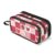SHJI Gingham Dots Hearts Strawberry Pencil Case Large Big Capacity Pencil Bag for Girls Boys Pen Bag Stationery Pouch Zipper for College Students School Office