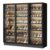 Shoe Cabinet Organizer with Glass Doors, 6-Tier Storage Unit with LED Lights & Adjustable Shelves, Modern Shoe Rack for Entryway, Hallway, Living Room