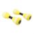 Shophubio EVA Foam Dumbbells for Water Aerobics, Floating Barbell Set for Swimming Training Aid, High Buoyancy Resistance Fitness Equipment for Pool Exercise(yellow)